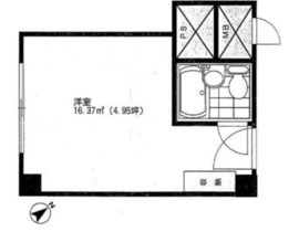 赤坂レジデンシャルホテル 2階 間取り図