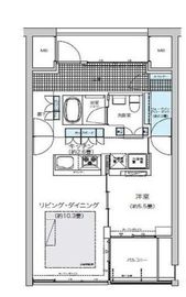 ガーデニエール砧ウエスト 255 間取り図