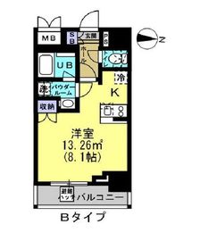 ルーラル二十四番館 702 間取り図