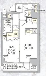 ルーラル二十四番館 403 間取り図