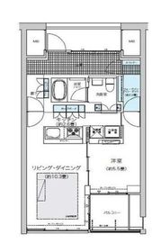 ガーデニエール砧ウエスト 655 間取り図