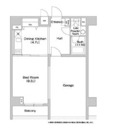 コンフォリア豊洲 104 間取り図