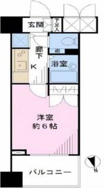 メインステージ麻布十番2 4階 間取り図