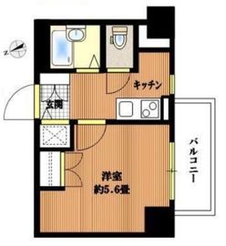 メインステージ麻布十番2 3階 間取り図