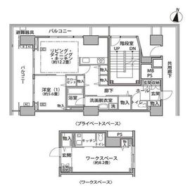 東雲キャナルコートCODAN 16-201 間取り図