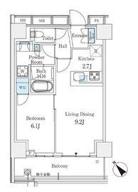 パークシティ武蔵小山ザレジデンス 4階 間取り図