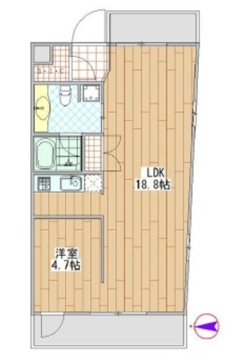 THEパームス三田 3階 間取り図