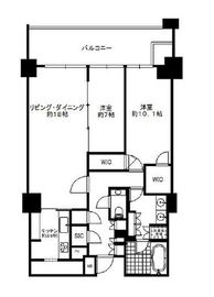 パークマンション三田綱町ザフォレスト 5階 間取り図