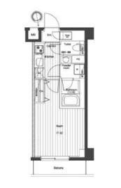 プレミアムキューブG北新宿 2階 間取り図