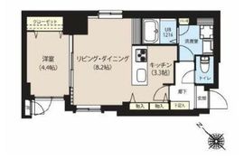 グランカーサ日本橋浜町 101 間取り図