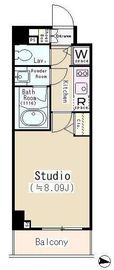 パークサイド錦糸町レジデンス 303 間取り図