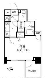 パークサイド錦糸町レジデンス 604 間取り図