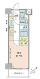 ザ・パークワンズ目黒不動前 5階 間取り図