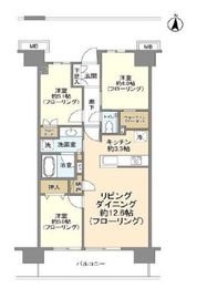 プラウド東陽町サウス 7階 間取り図