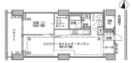 東雲キャナルコートCODAN 16-1205 間取り図