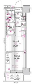 グランド・ガーラ木場 4階 間取り図