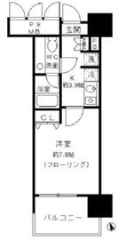 フォンテーヌ芝浦 1003 間取り図