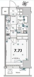 メイクスデザイン門前仲町ガーデン 2階 間取り図