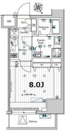 メイクスデザイン門前仲町ガーデン 3階 間取り図