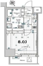 メイクスデザイン門前仲町ガーデン 502 間取り図