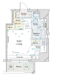 コンシェリア恵比寿 4階 間取り図