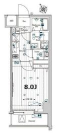メイクスデザイン門前仲町ガーデン 7階 間取り図