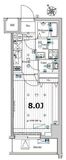 8階 間取り図