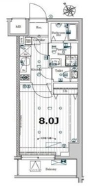 メイクスデザイン門前仲町ガーデン 9階 間取り図