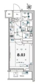 メイクスデザイン門前仲町ガーデン 10階 間取り図