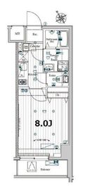 メイクスデザイン門前仲町ガーデン 12階 間取り図