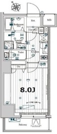 メイクスデザイン門前仲町ガーデン 3階 間取り図