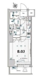 メイクスデザイン門前仲町ガーデン 7階 間取り図