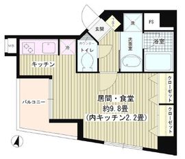 ウィステリアコート 403 間取り図