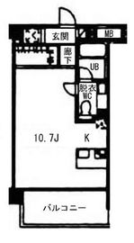 ヴォアラクテ西早稲田 204 間取り図