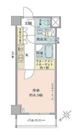 ザ・パークワンズ目黒不動前 2階 間取り図