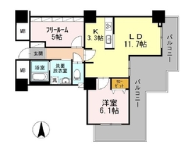 品川シーサイドビュータワー2 205 間取り図