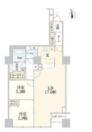 シーフォートタワー 17階 間取り図