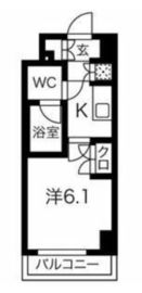 スパシエグランス早稲田 4階 間取り図