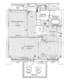 レクセル高田馬場 5階 間取り図