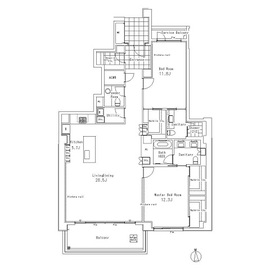 ガーデン高輪 304 間取り図