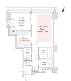 ラ・トゥール青葉台 2302 間取り図