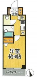 ガリシア早稲田 4階 間取り図