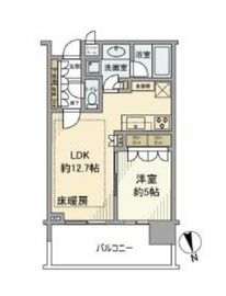 パークコート浜離宮ザ・タワー 13階 間取り図