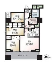 クレヴィア文京湯島 8階 間取り図