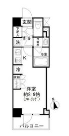 パークリュクス蒲田一丁目 3階 間取り図