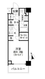 パークリュクス蒲田一丁目 208 間取り図