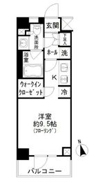 パークリュクス蒲田一丁目 209 間取り図