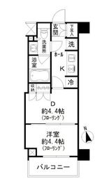 パークリュクス蒲田一丁目 210 間取り図