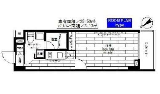 ステージグランデ茅場町 3階 間取り図