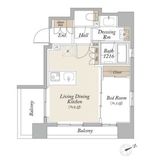 オーキッドレジデンス芝浦 501 間取り図